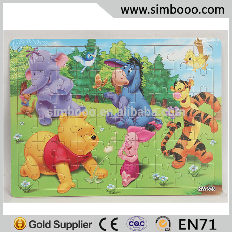 OEM Lovely Wooden Puzzle Jigsaw Child Educational Toy MZ-367