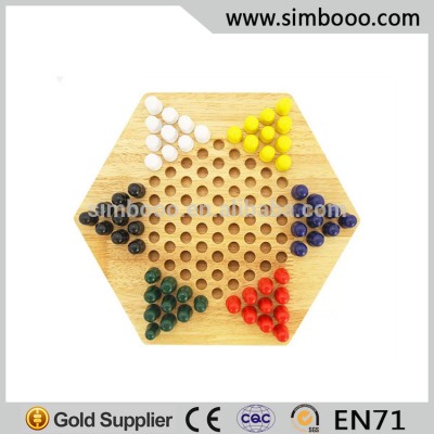 High-class Wooden Chinese Checkers Halma Indoor Game Educational Toys Chess Game