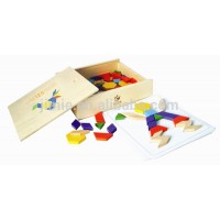 educational toys kids wooden playing puzzle pieces, wooden magnetic puzzle box