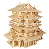 2015 new style diy super 3d wooden puzzle